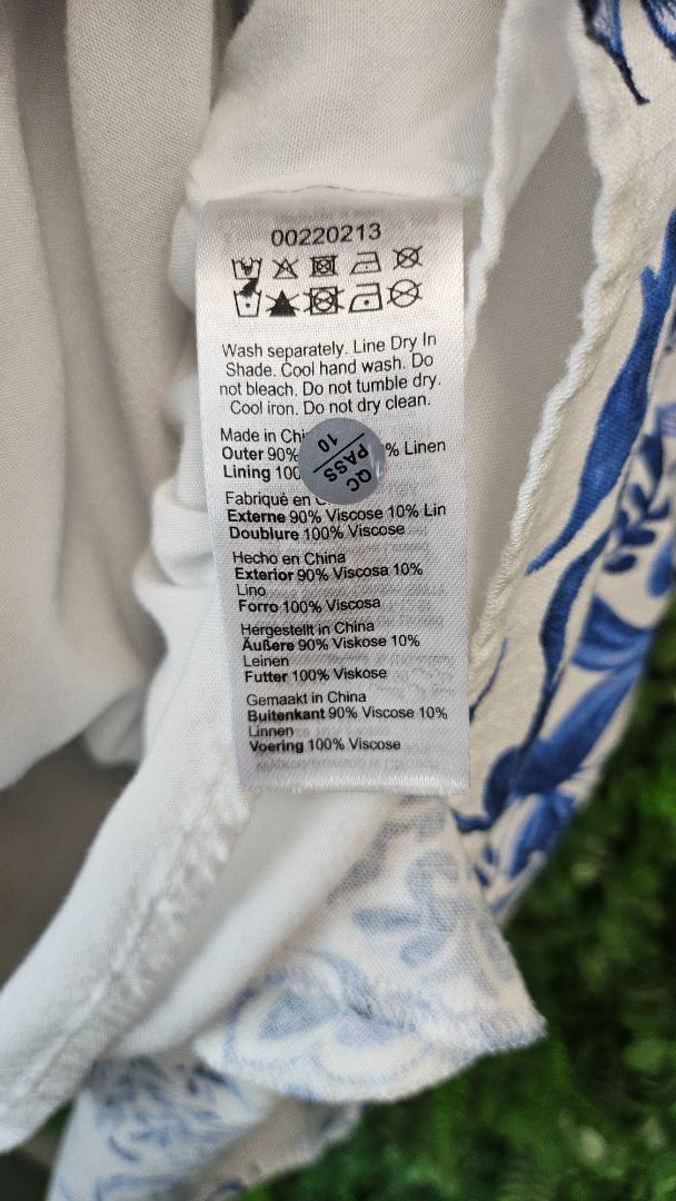 City Chic Floral Linen Mini Dress (18)