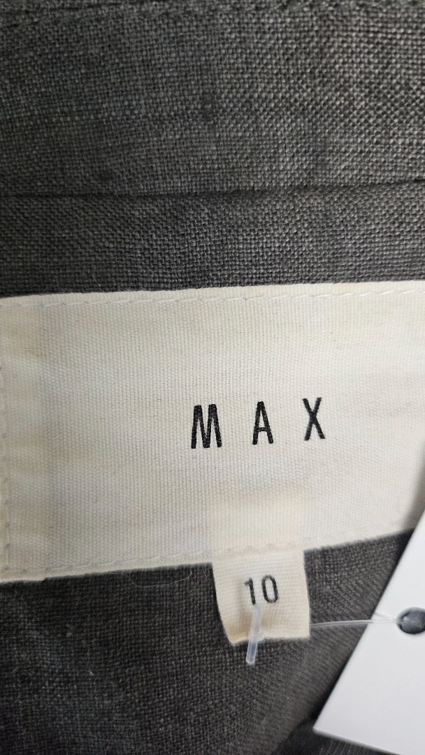 Max Olive Green Linen Blazer (10)