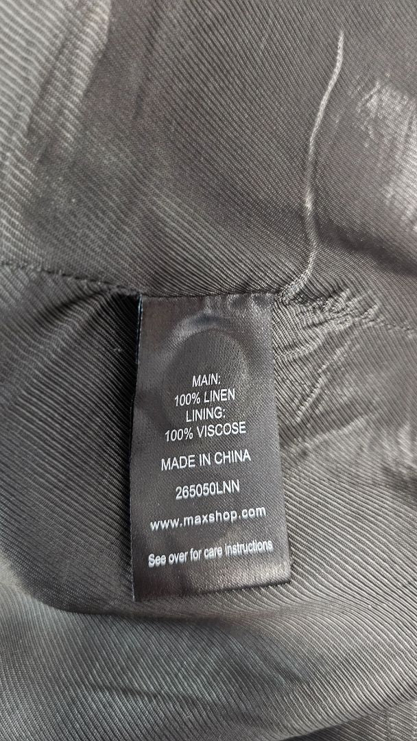 Max Olive Green Linen Blazer (10)