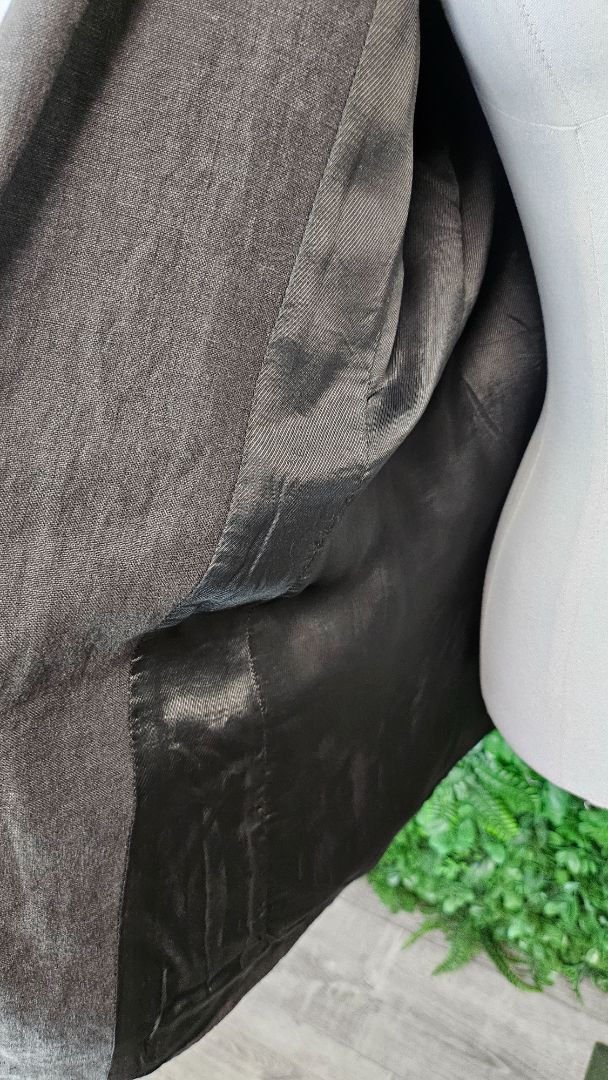Max Olive Green Linen Blazer (10)