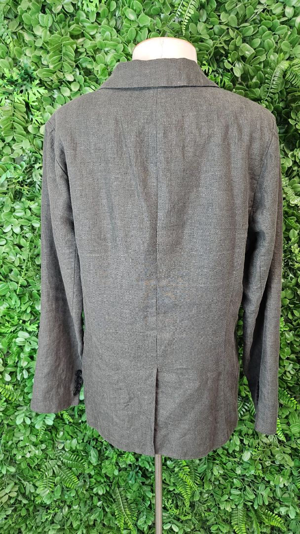 Max Olive Green Linen Blazer (10)