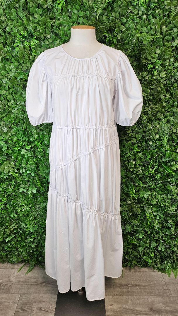Asos White Maxi Dress (12)