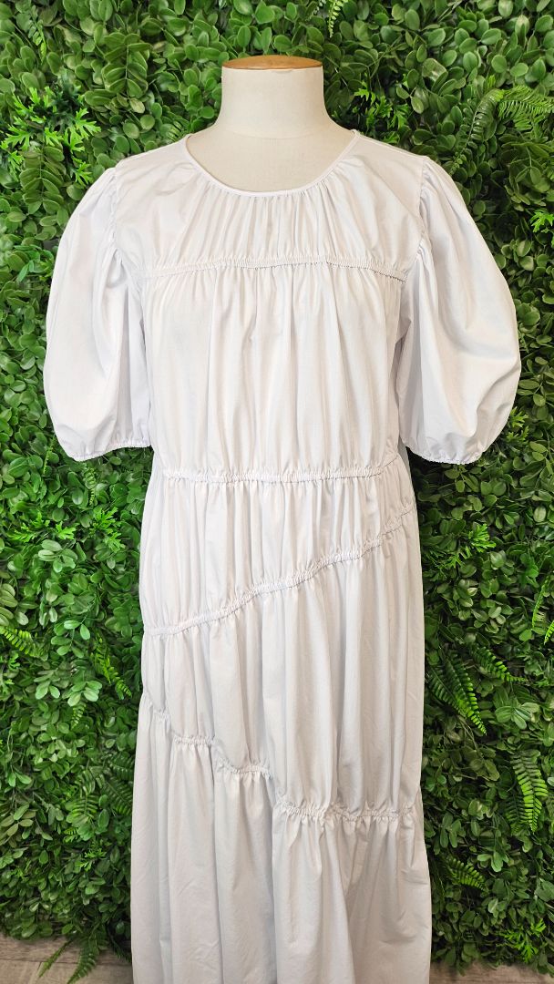 Asos White Maxi Dress (12)