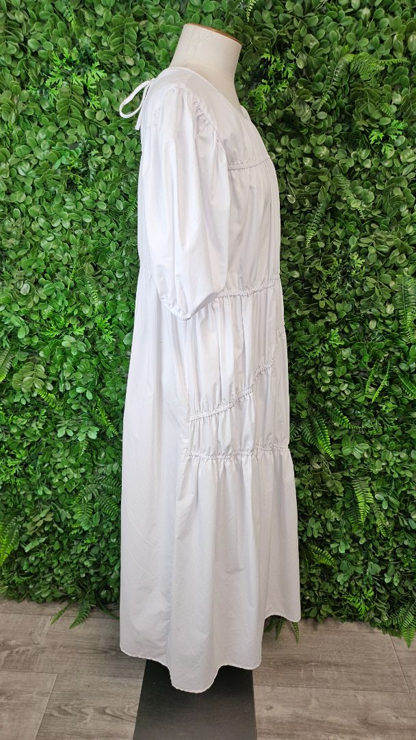 Asos White Maxi Dress (12)