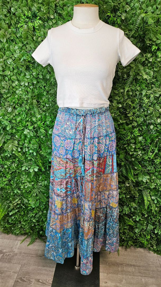 Cienna Multi Print Skirt (14-16)