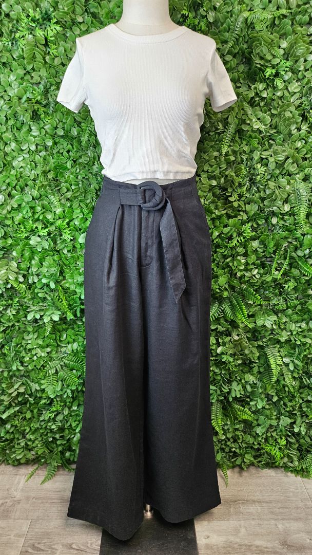 Fate + Becker Black Linen Pant (8)