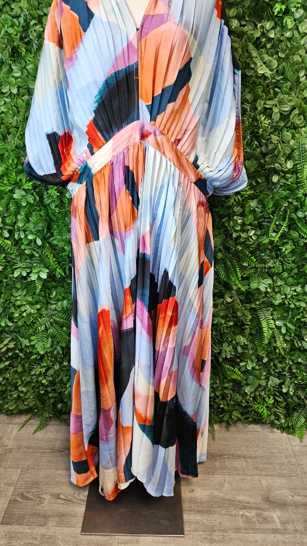City Chic Mult Henley Pleat Dress (20)