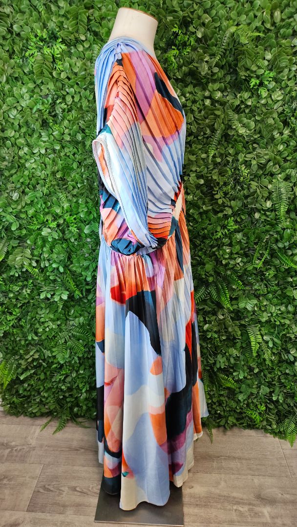 City Chic Mult Henley Pleat Dress (20)