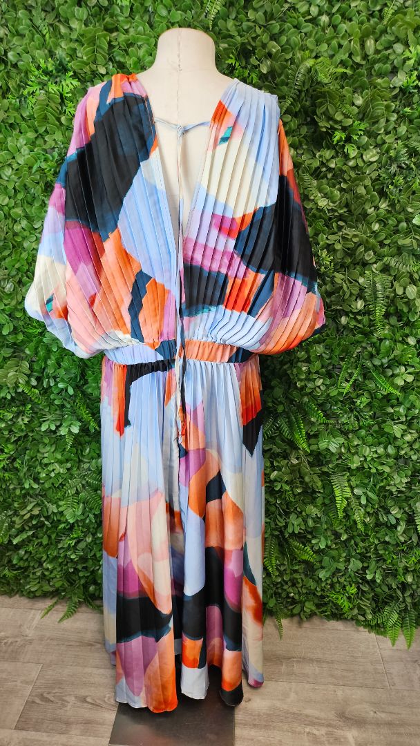 City Chic Mult Henley Pleat Dress (20)