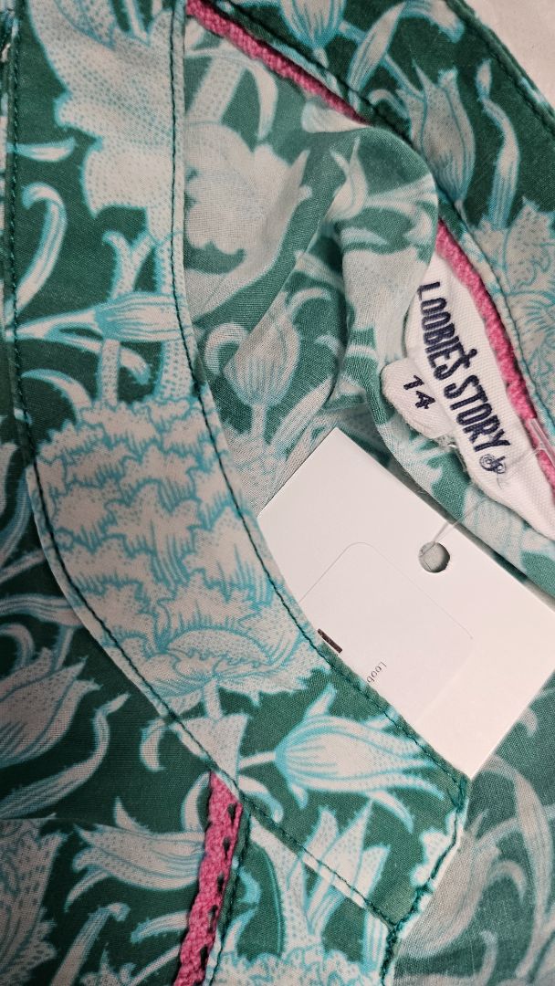 Loobies Story Green Print Blouse (14)