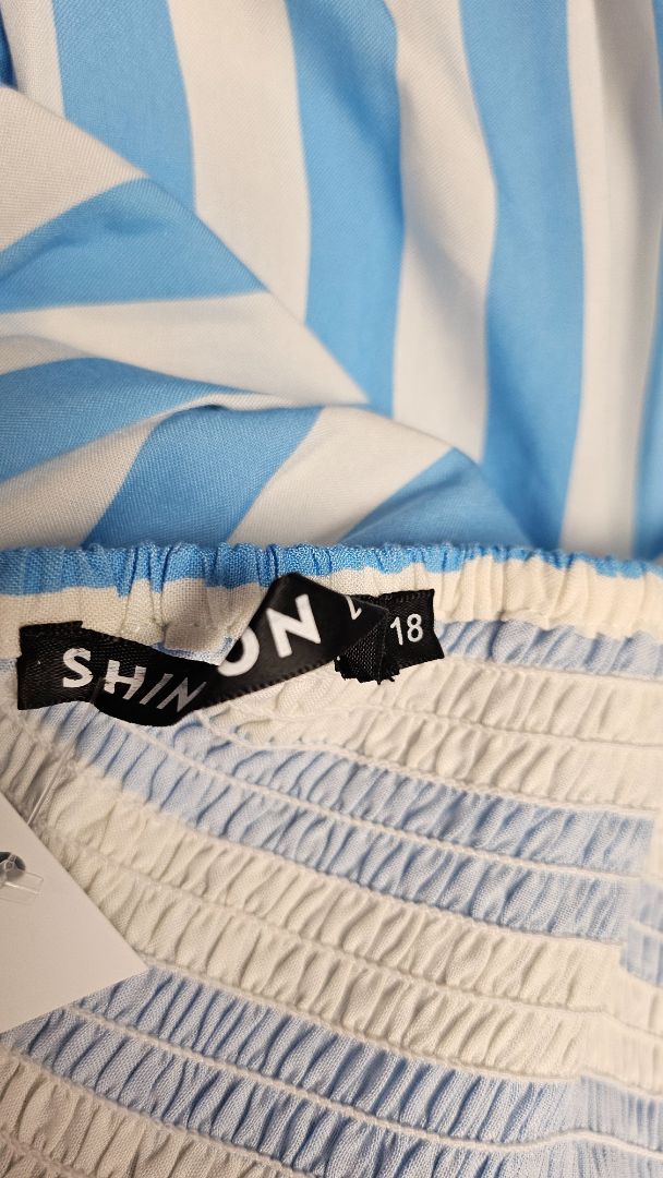 Shine On Stripe Tier Sun Dress (16-18)