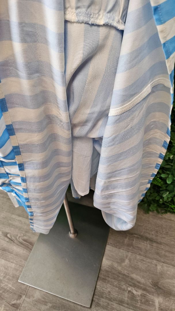 Shine On Stripe Tier Sun Dress (16-18)