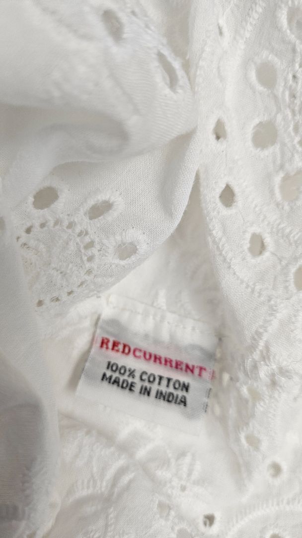 Redcurrent White Embroidered Top (12)