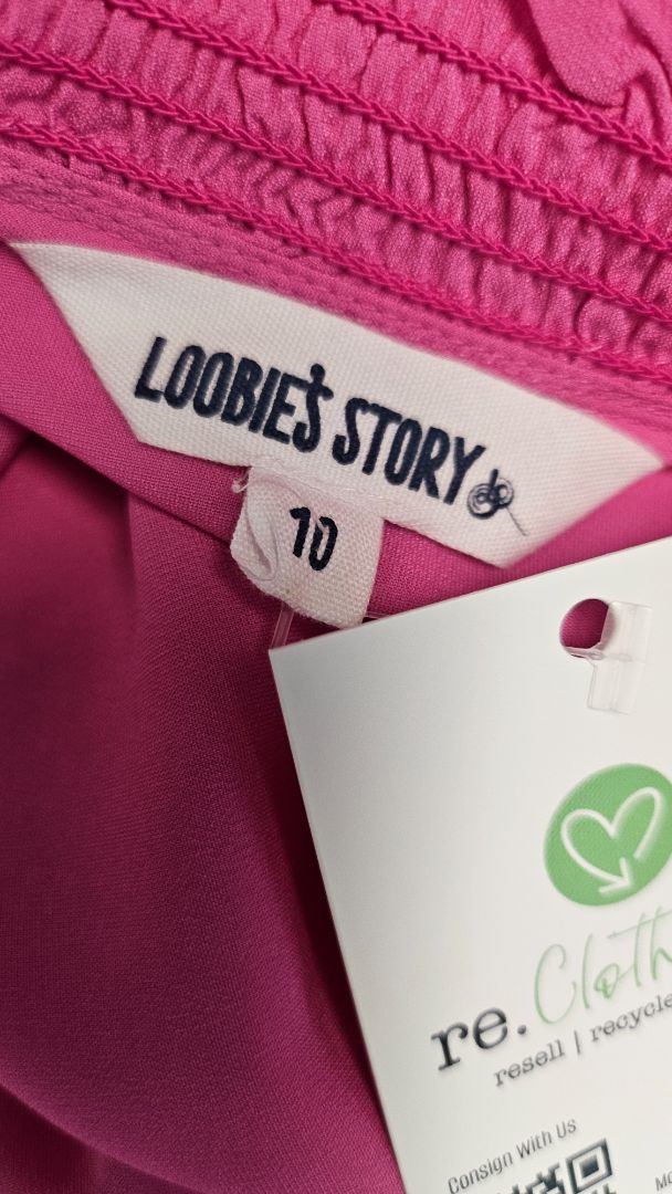 Loobies story Fushia Pink Frill Dress (10)