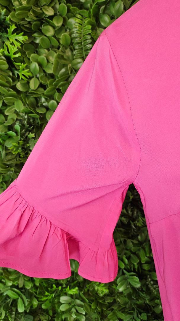 Loobies story Fushia Pink Frill Dress (10)
