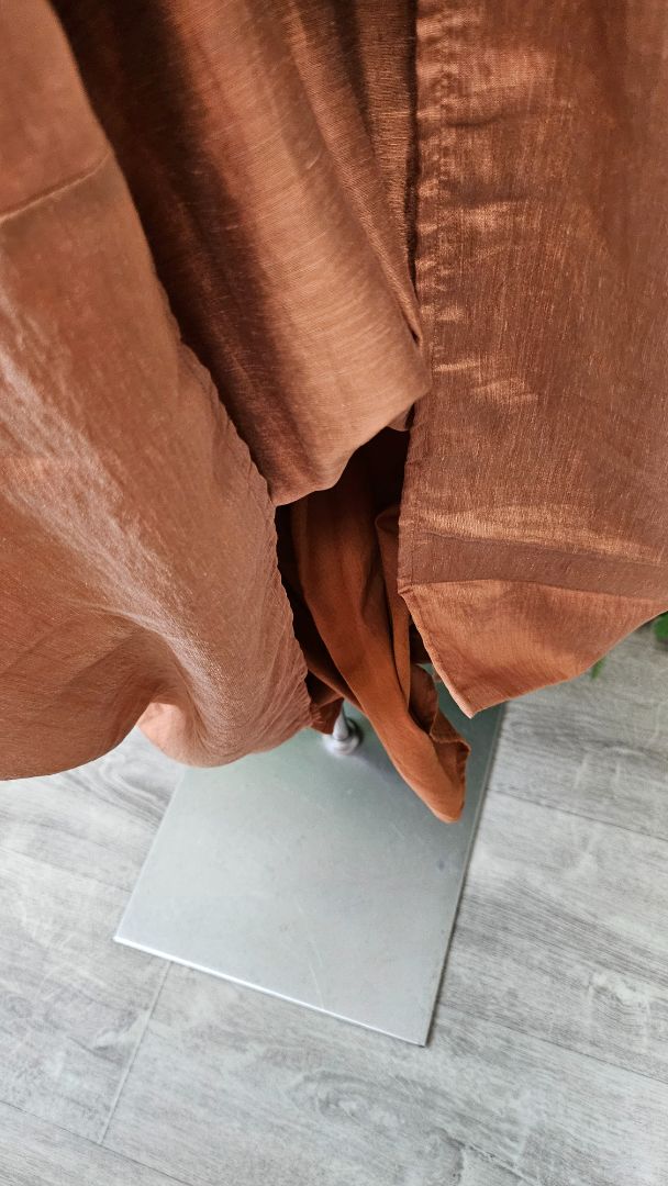 Esmaee Bronze Tiered Dress (8)