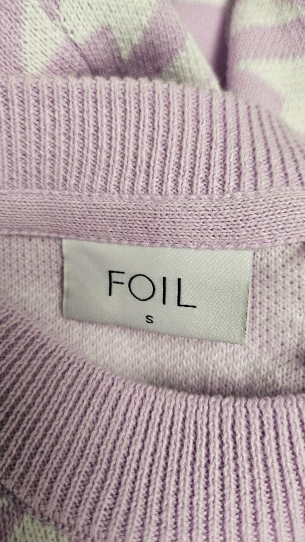 Foil Purple Short Sleeve Knit (10)