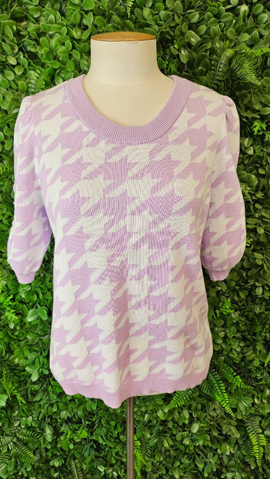 Foil Purple Short Sleeve Knit (10)