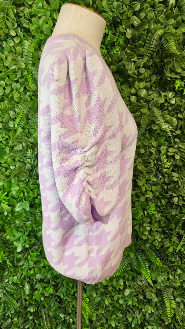 Foil Purple Short Sleeve Knit (10)