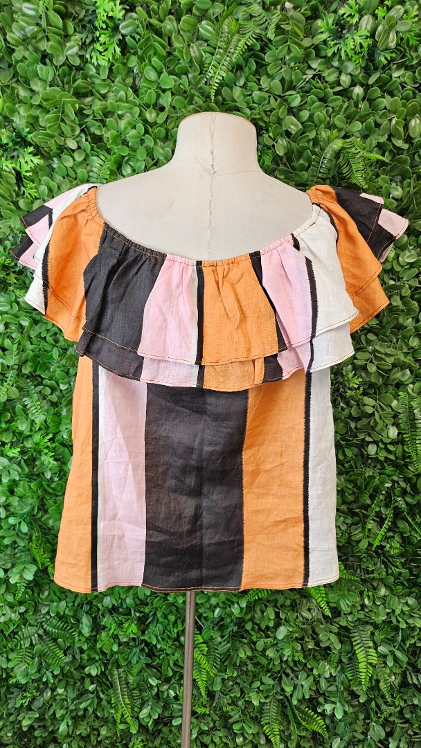 Adorne Stripe Serena Top BNWT (12)