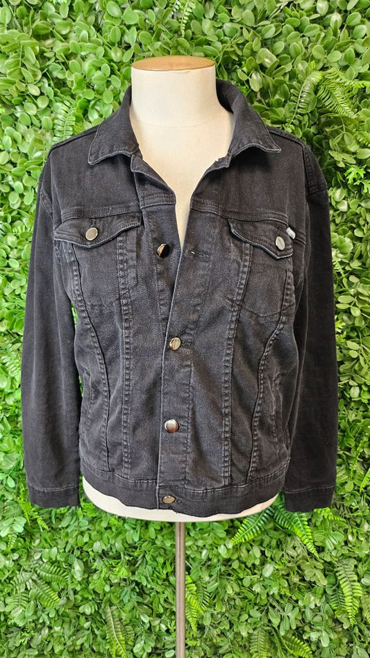 Home-Lee Black Stretch Denim Jacket (10)