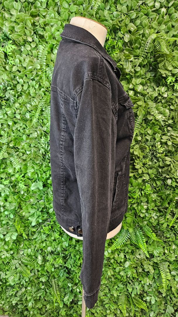 Home-Lee Black Stretch Denim Jacket (10)