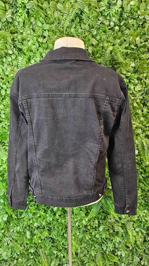 Home-Lee Black Stretch Denim Jacket (10)