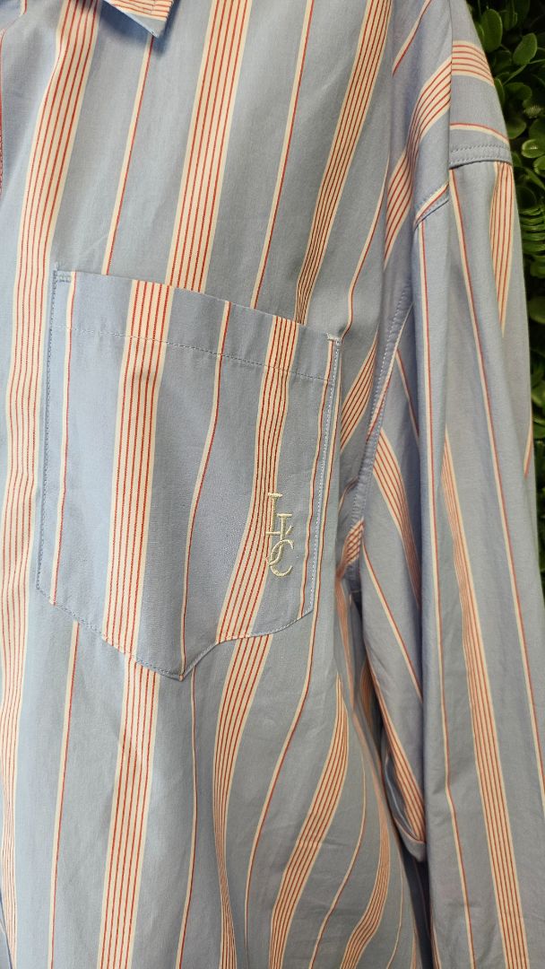 Lorna Jane Stripe Cotton Blend Shirt (18)