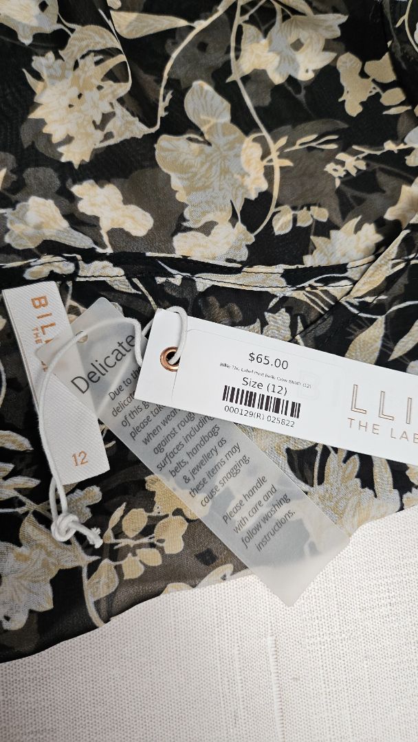 Billie The Label Print Belle Crew BNWT (12)