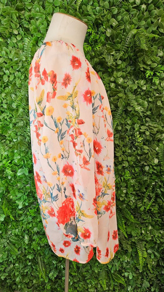 Memo Floral Print Top (18)