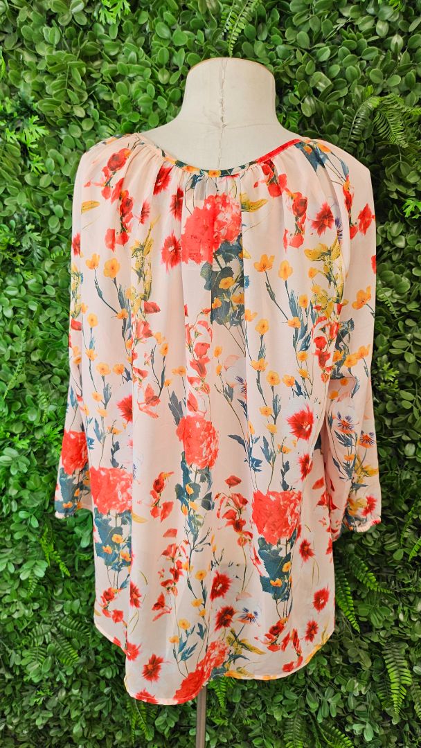 Memo Floral Print Top (18)