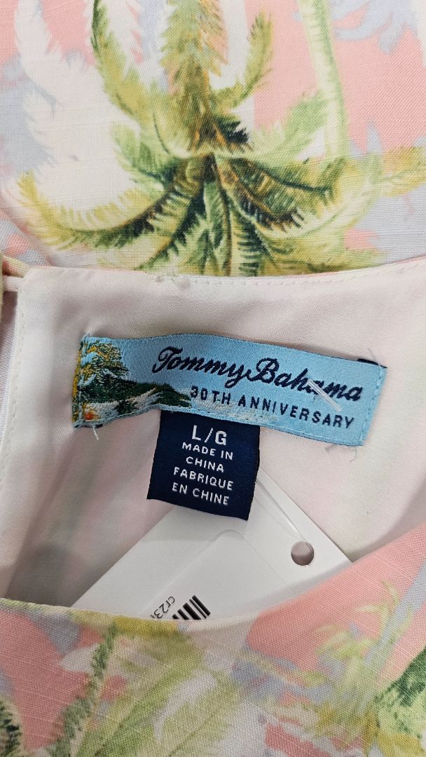 Tommy Bahama Palm Print Slip Dress (14)