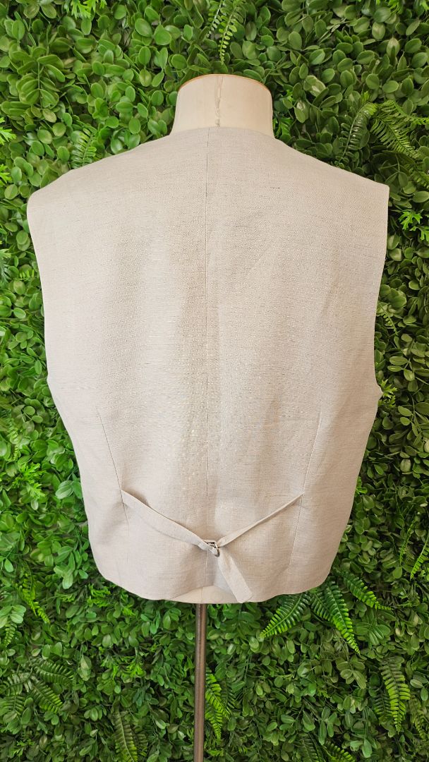 Max Neutral Linen Blend Vest (14)