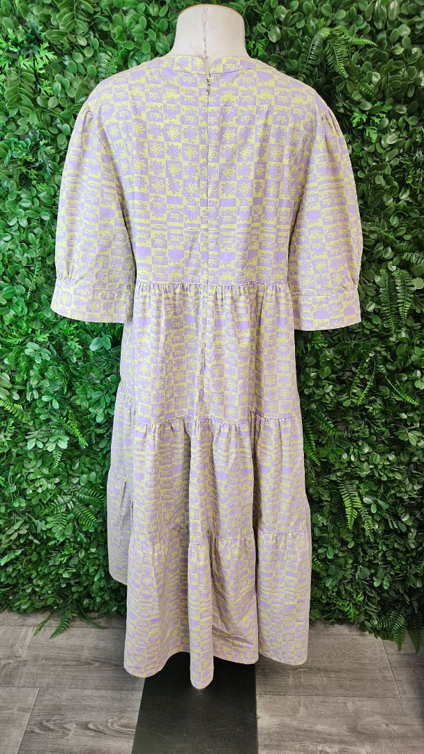 Thing Thing Print Check Dress (8)