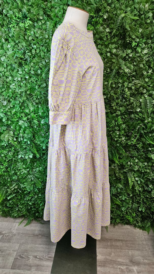 Thing Thing Print Check Dress (8)