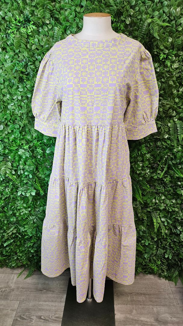 Thing Thing Print Check Dress (8)