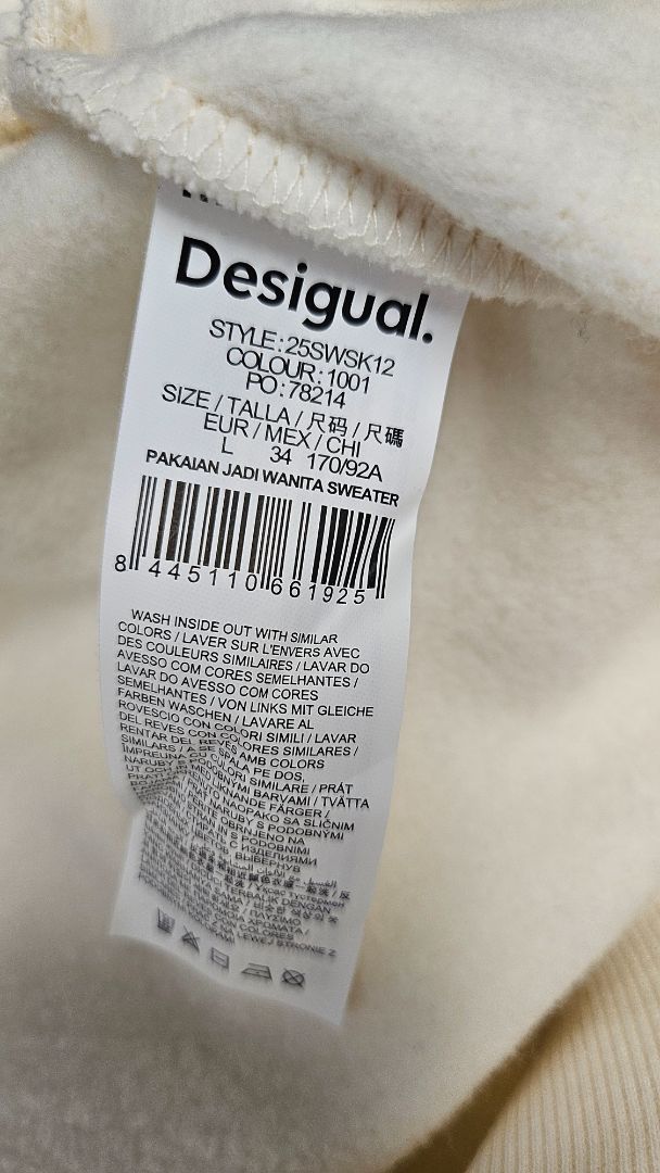 Desigual Buttercream Flower Sweat (14)