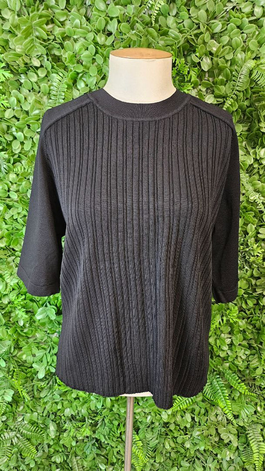 Veronika Maine Black Knit Top (16)