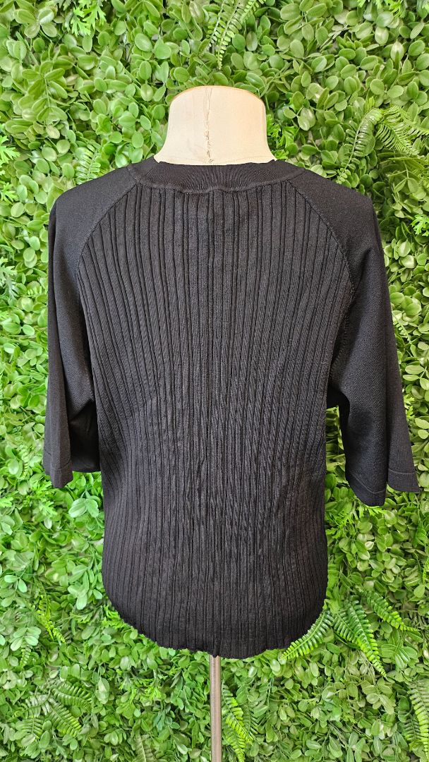 Veronika Maine Black Knit Top (16)
