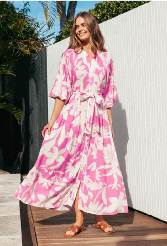 Label Of Love Pink Nola Maxi Dress (16)
