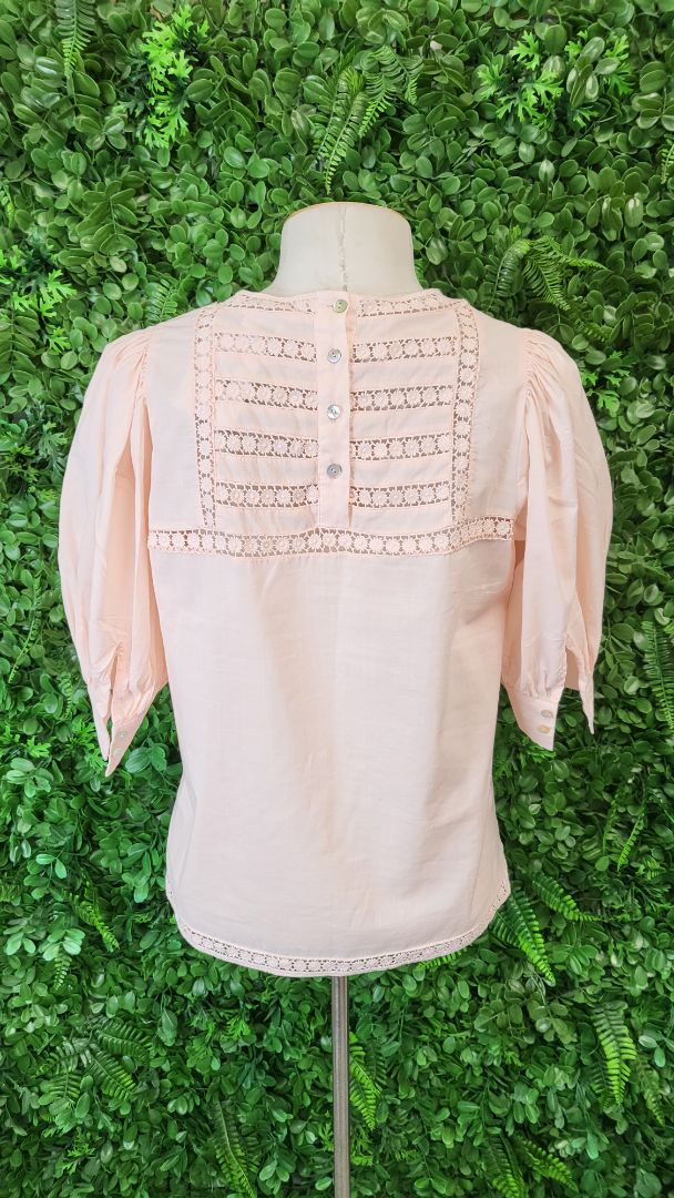 Witchery Peach Braid Blouse (8)