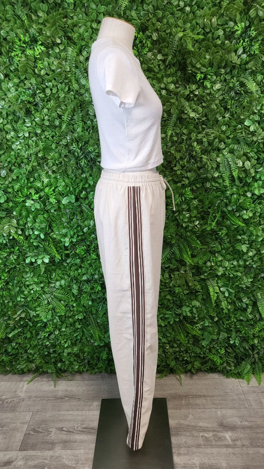 Silent Theory Oat Stripe Side Pant 8