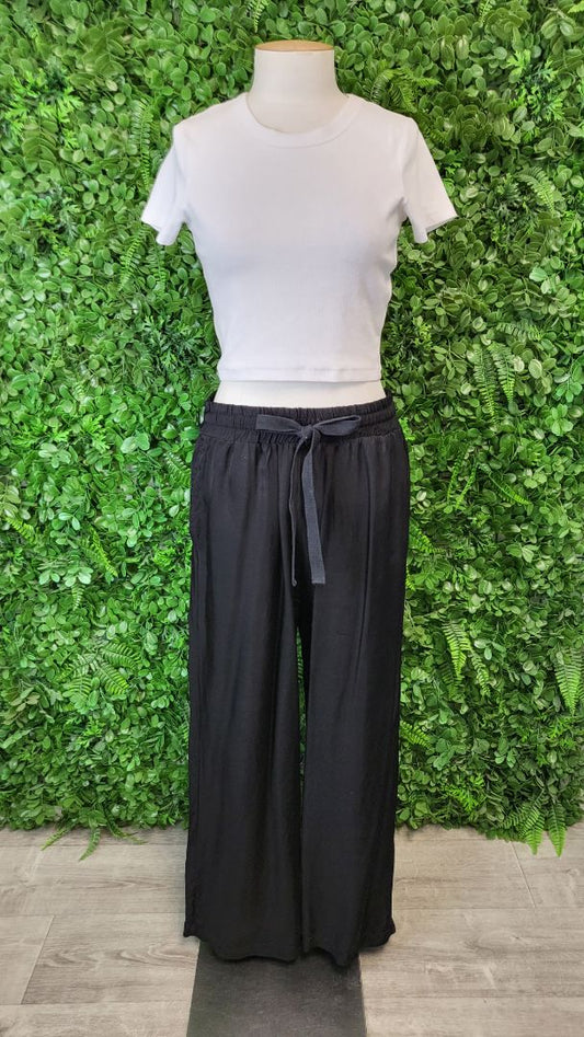 Briarwood Black Sateen Wide Leg Pant (10)
