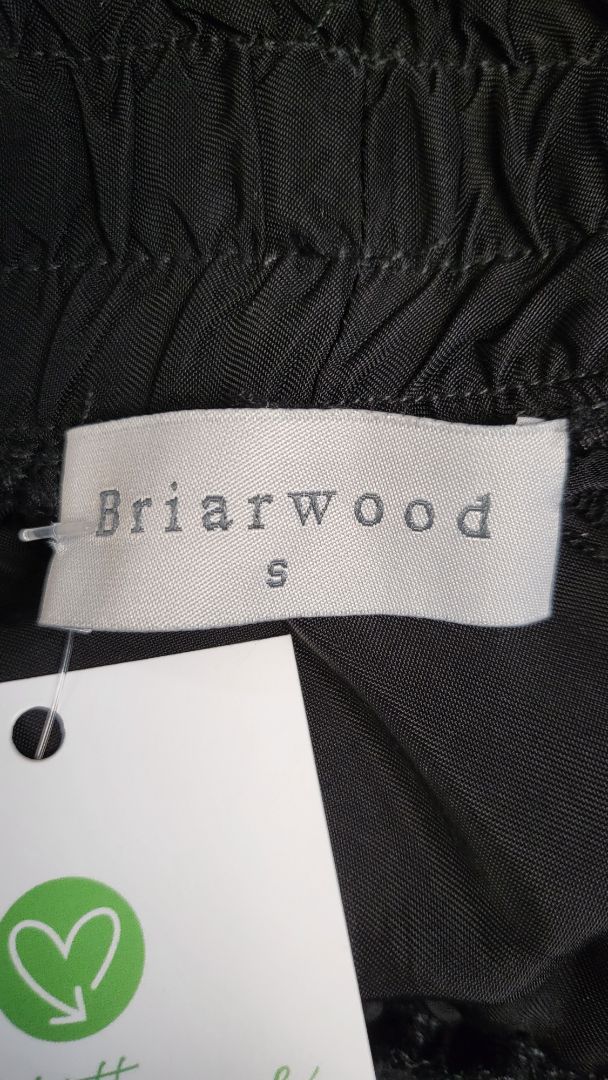 Briarwood Black Sateen Wide Leg Pant (10)
