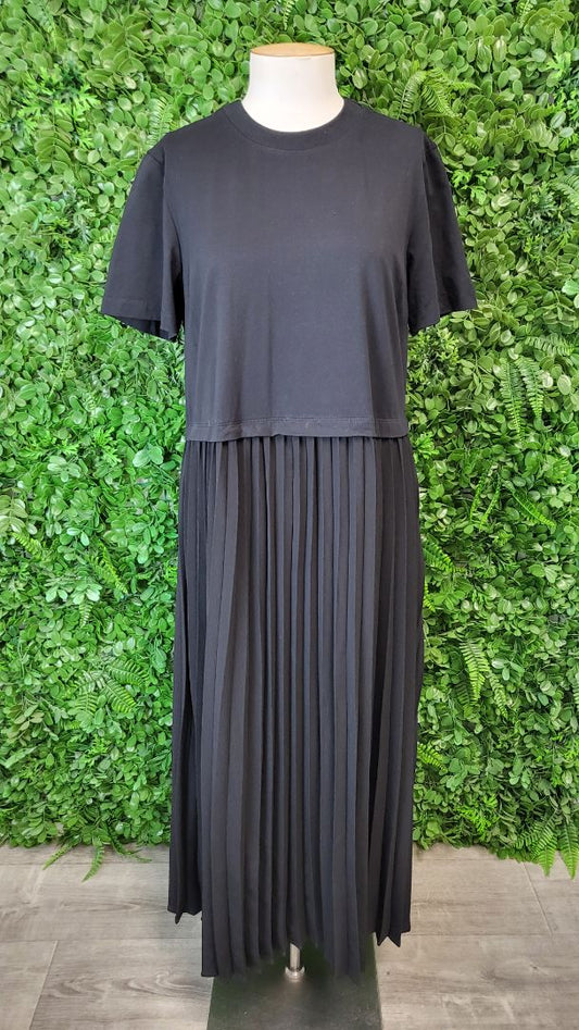 Decjuba Black Pleat Dress (12)