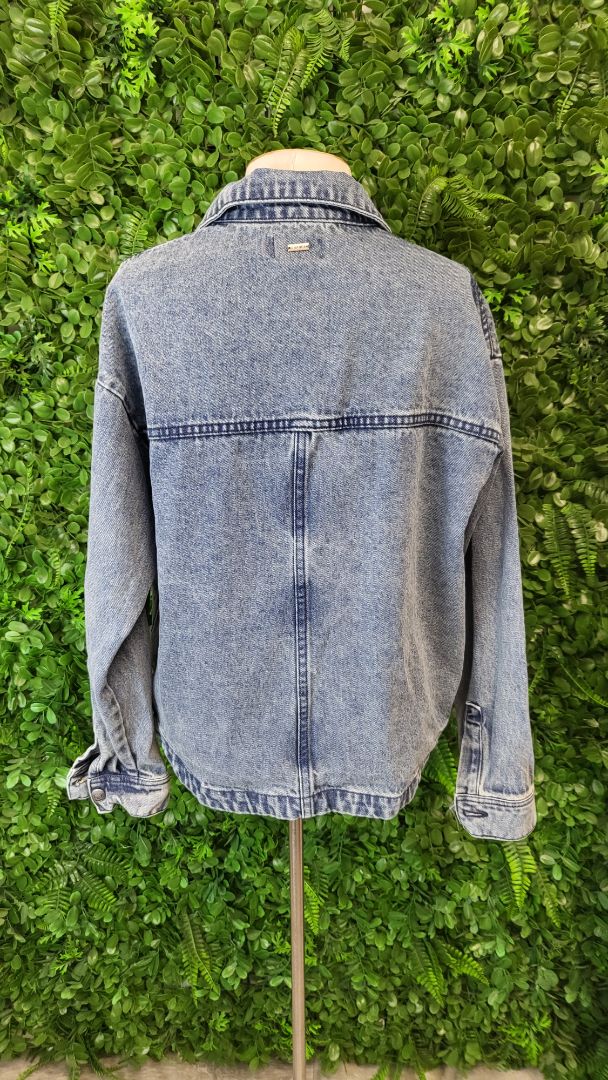 Ghanda Co Stonewash Shacket (8-10)
