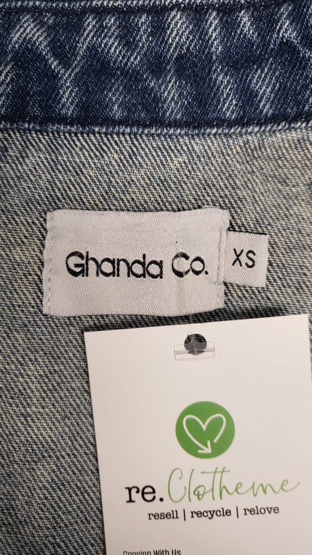 Ghanda Co Stonewash Shacket (8-10)