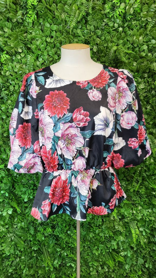 Federation Floral Sateen Top (12)