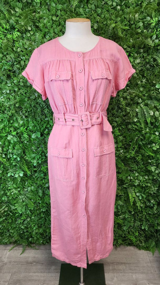Steele Pink Cargo Dress (6)