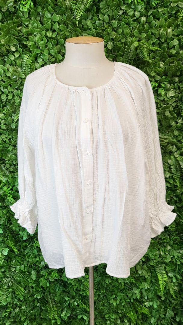 Atmos & Here White Cotton Blouse (14)